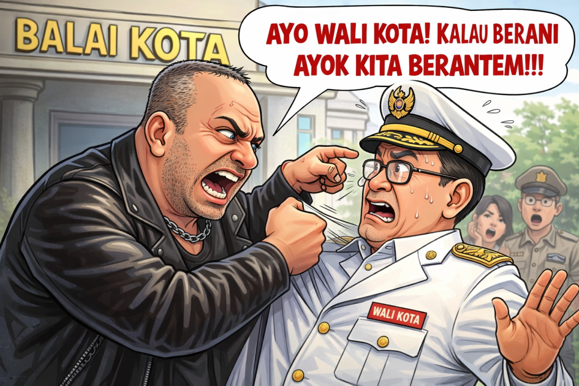 Ancaman di Lobi Kantor Wali Kota Bitung, Terancam Sanksi Pidana Berat Berdasarkan KUHP Baru