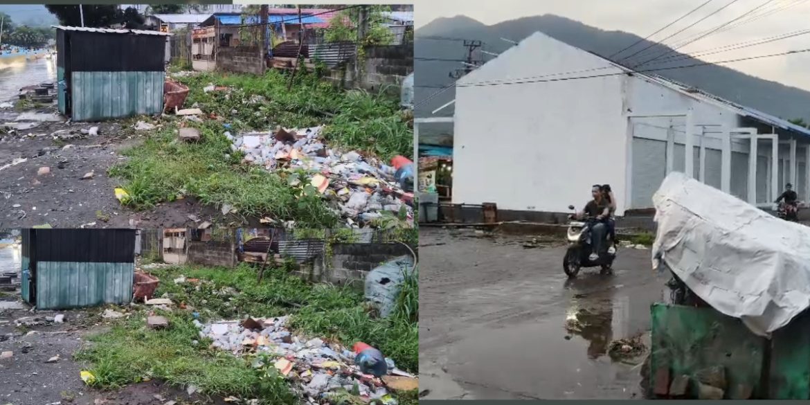 Bitung Darurat Sampah! Eks Pasar Kanopi Jadi Sorotan, Pemkot Dinilai Lalai Tangani Drainase dan Kebersihan