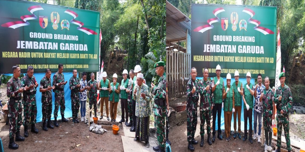 Ground Breaking Jembatan Garuda Di Banggle, Bukti Nyata Kehadiran Negara Untuk Rakyat