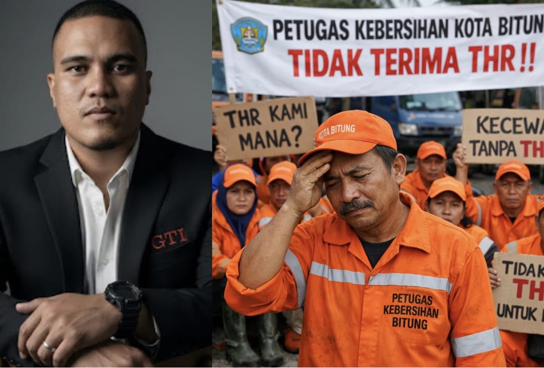 THR TAK DIBAYAR, PETUGAS KEBERSIHAN “DITELANTARKAN” — LSM GARDA TIMUR: PEMERINTAH BITUNG GAGAL TOTAL!