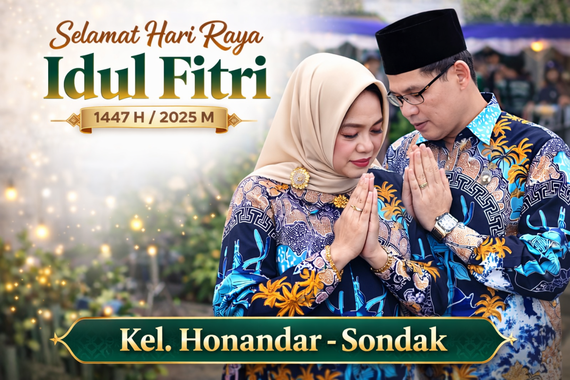 IDUL FITRI 1447 H, WALI KOTA BITUNG HENGKY HONANDAR AJAK MASYARAKAT PERKUAT PERSATUAN DAN KEPEDULIAN SOSIAL