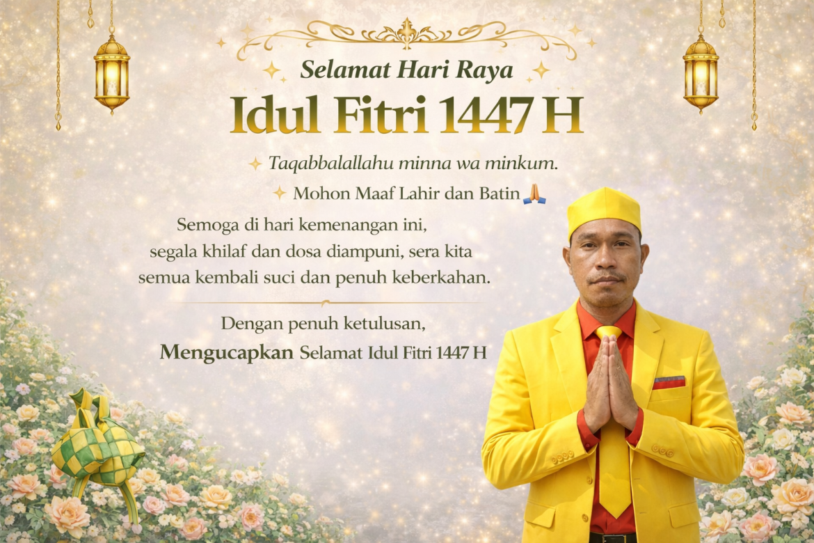 Noval Uber Wapimred Gardagarudainvestigasi.com Ucapkan Selamat Hari Raya Idul Fitri 1447 H