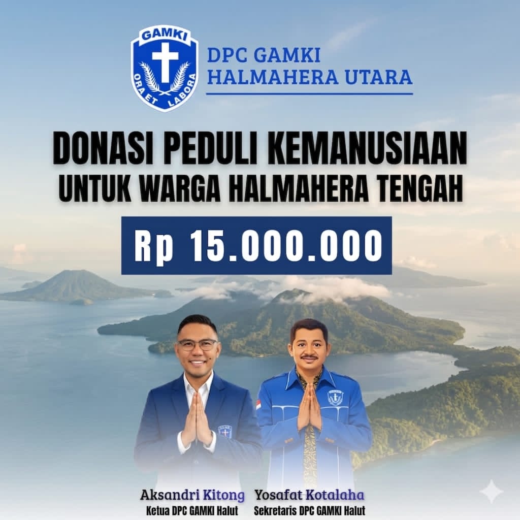 Aksi Kemanusiaan GAMKI Halut untuk Halteng Tuai Apresiasi, Tokoh Muda: Ini Bukti Nyata Solidaritas