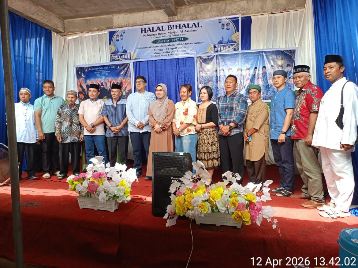 HALAL BI HALAL DI MASJID AL ANSHOR: BUKAN SEKADAR SEREMONI, SINYAL KEKUATAN SOSIAL DI BITUNG BARAT 1