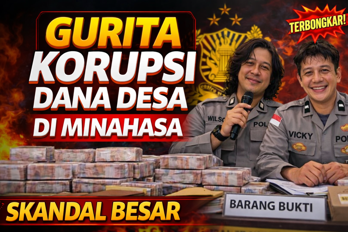 VIRAL! Aipda Vicky Bongkar Dugaan “Gurita Korupsi” Dana Desa di Minahasa, Penyidikan Mandek Usai Dimutasi ke Talaud