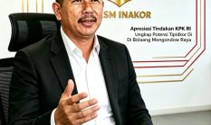 LSM INAKOR Apresiasi penindakan KPK di Bolmut, Desak Pengusutan di Jajaran BMR, Termasuk Transparansi Dana CSR Tambang Emas-Semen.