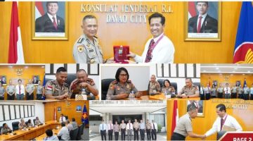 Polda Sulut Perkuat Kerja Sama Keamanan Perbatasan dengan KJRI Davao City