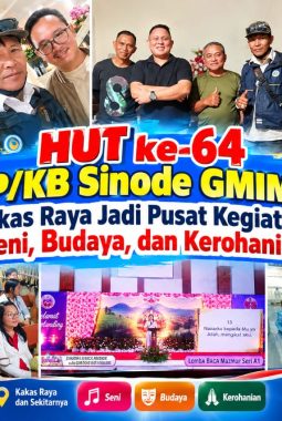 HUT Ke-64 P/KB Sinode GMIM, Kakas Raya Jadi Pusat Kegiatan Seni, Budaya, dan Kerohanian